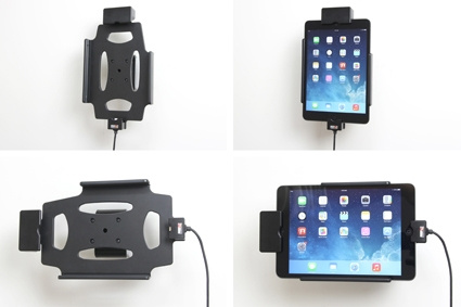 Brodit Halter mit Federverriegelung, Apple iPad Mini 2 (A1489, A1490, A1491)/3 (A1599, A1600)/Retina