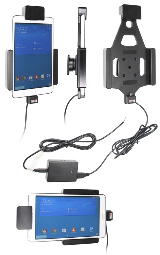 Brodit Halter mit Federverriegelung, Samsung Galaxy Tab 4 7.0 SM-T230/SM-T231/SM-T235