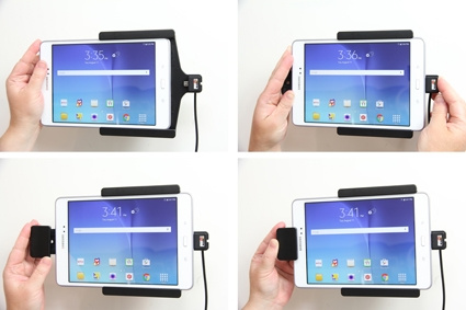 Brodit Halter mit Federverriegelung, Samsung Galaxy Tab A 8.0 (2015) SM-T350