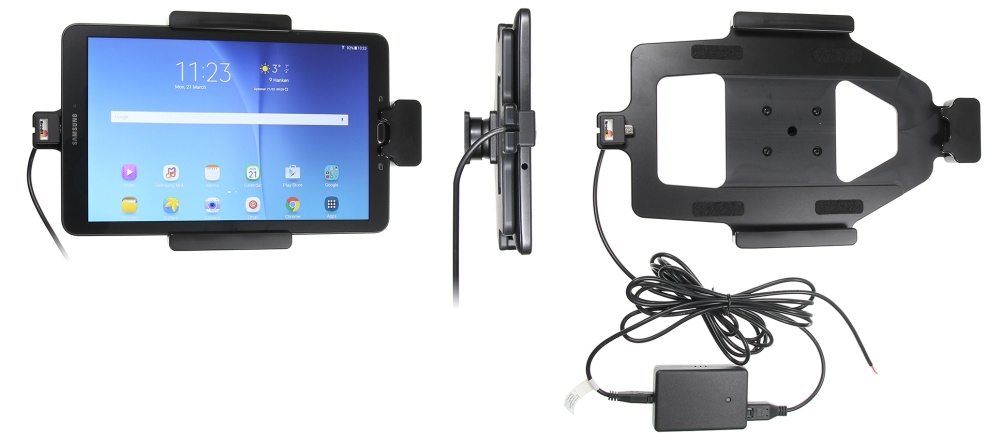 Brodit Halter mit Federverriegelung, Samsung Galaxy Tab E 9.6
