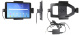 Brodit Halter mit Federverriegelung, Samsung Galaxy Tab E 9.6 Brodit Halter mit Federverriegelung, Samsung Galaxy Tab E 9.6