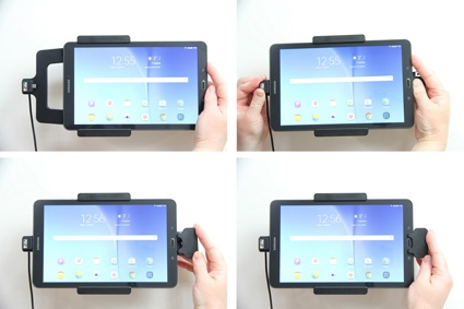 Brodit Halter mit Federverriegelung, Samsung Galaxy Tab E 9.6