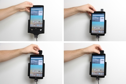 Brodit Halter mit Federverriegelung, LG G Pad F 8.0