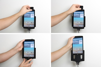 Brodit Halter mit Federverriegelung, LG G Pad F 8.0