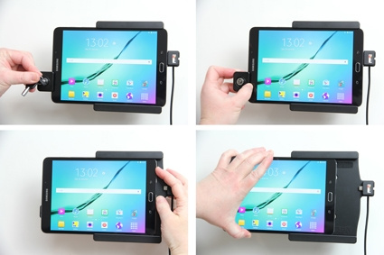 Brodit Halter mit Schlüsselsperre, Samsung Galaxy Tab S2 8.0 SM-T713 /SM-T719
