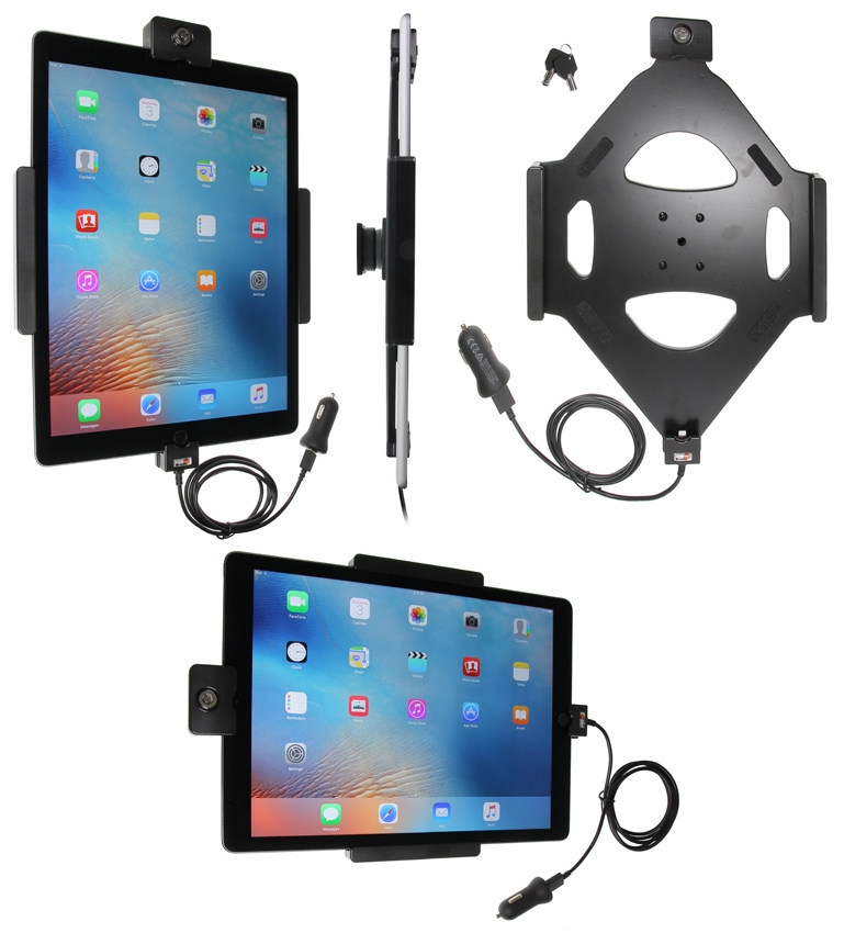 Brodit Halter mit Schlüsselsperre, Apple iPad Pro 12.9 (A1584, A1652, A1670, A1671)