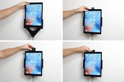 Brodit Halter mit Schlüsselsperre, Apple iPad Pro 12.9 (A1584, A1652, A1670, A1671)