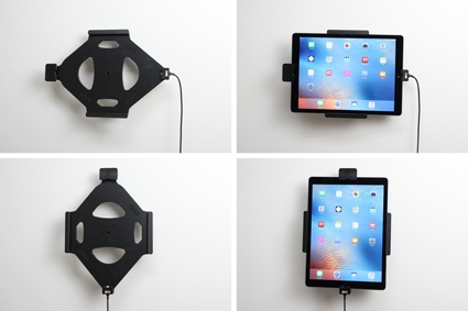 Brodit Halter mit Federverriegelung, Apple iPad Pro 12.9 (A1584, A1652, A1670, A1671)