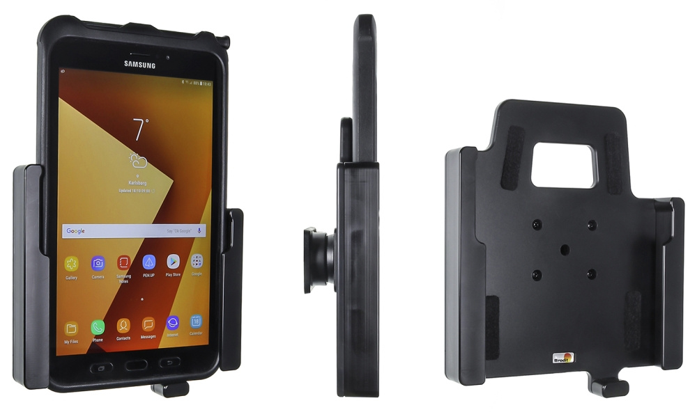 Brodit Passivhalterung mit Kugelgelenk, Samsung Galaxy Tab Active 2 SM-T390/SM-T395/3 SM-T570/SM-T575/5 SM-X300/SM-X306B