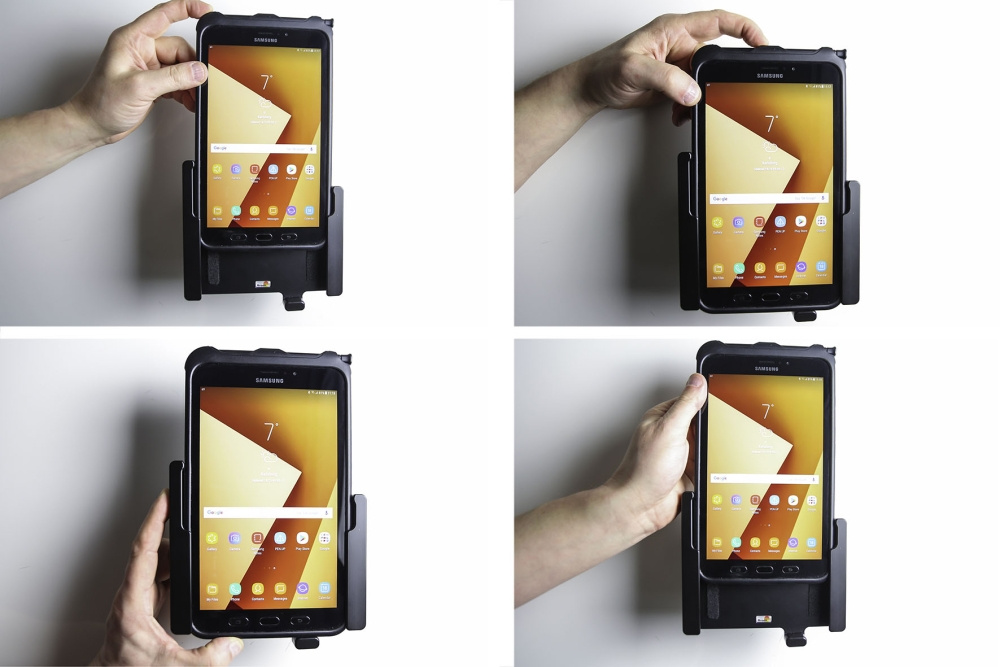 Brodit Passivhalterung mit Kugelgelenk, Samsung Galaxy Tab Active 2 SM-T390/SM-T395/3 SM-T570/SM-T575/5 SM-X300/SM-X306B