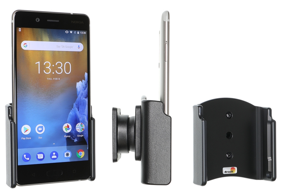 Brodit Passivhalterung mit Kugelgelenk, Nokia 8