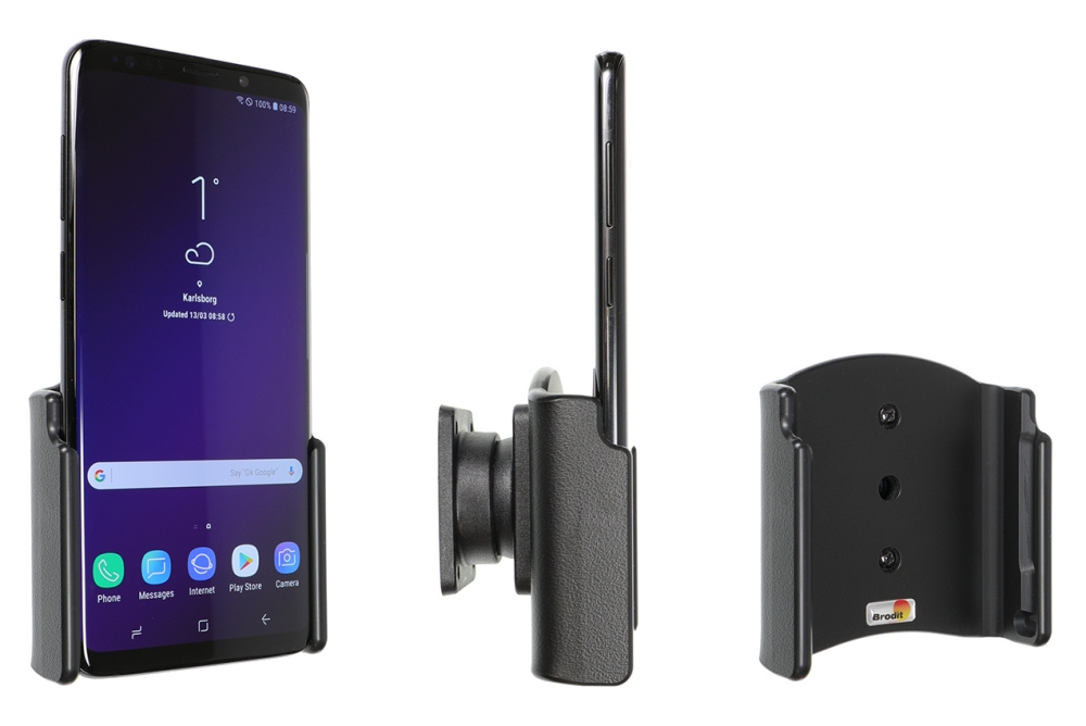Brodit Passivhalterung mit Kugelgelenk, Samsung Galaxy S9+