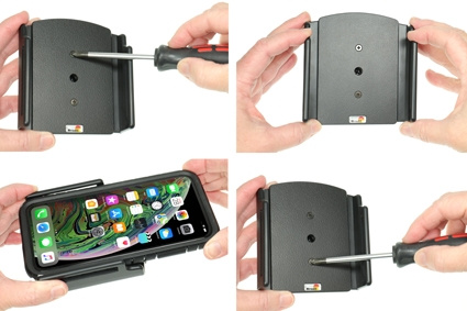 Brodit Passive Halterung mit Kugelgelenk, Apple iPhone 11 Pro Max/Xs Max