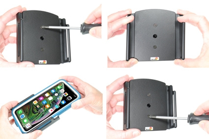 Brodit Passive Halterung mit Kugelgelenk, Apple iPhone 11/11 Pro/11 Pro Max/Xs Max