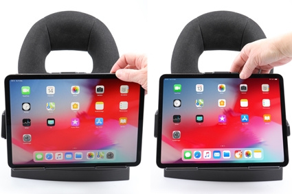 Brodit Passive Halterung mit Kugelgelenk, Apple iPad Air 11 (A2902, A2903, A2904)/Air 11 2025 M3 (A3266, A3267, A2370)/Air 4th Gen (A2072, A2316, A2324, A2325)/Air 5th Gen (A2588, A2589, A2591)/Pro 11 2018 (A1980, A2013, A1934, A1979)/Pro 11 2020 2nd Gene