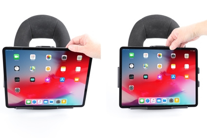 Brodit Passive Halterung mit Kugelgelenk, Apple iPad Air 13 2024  (A2898, A2899, A2900)/Air 13 2025 M3 (A3268, A3268, A2371)/Pro 12,9 2018 (A1876, A1895, A1983, A2014)/Pro 12.9 2020 (A2069, A2232, A2229)/Pro 12.9 5th Gen 2021 (A2378, A2379, A2461)/Pro 12.