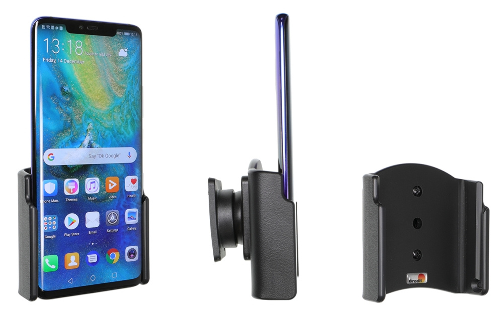 Brodit Passive Halterung mit Kugelgelenk, Huawei Mate 20 Pro