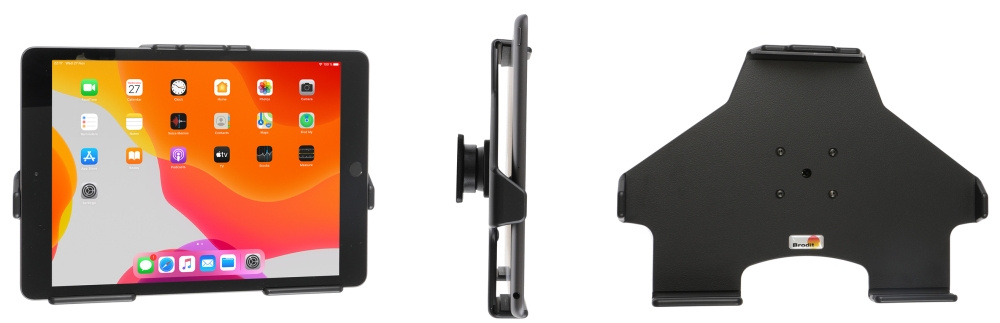 Brodit Passive Halterung mit Kugelgelenk, Apple iPad 10.2 7th Gen (A2197, A2198, A2200)/8th Gen (A2428, A2429, A2430, A2270)/9th Gen (A2602, A2603, A2604, A2605)