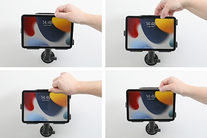 Brodit Passivhalterung mit Kugelgelenk, Apple iPad Mini 6th Gen (A2567, A2568, A2569)/7th Gen 2024 (A2995, A2996)