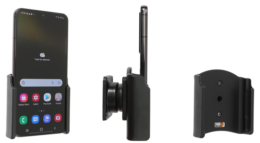 Brodit Passivhalterung mit Kugelgelenk, Samsung Galaxy S22 5G SM-S901B/SM-S901B/DS