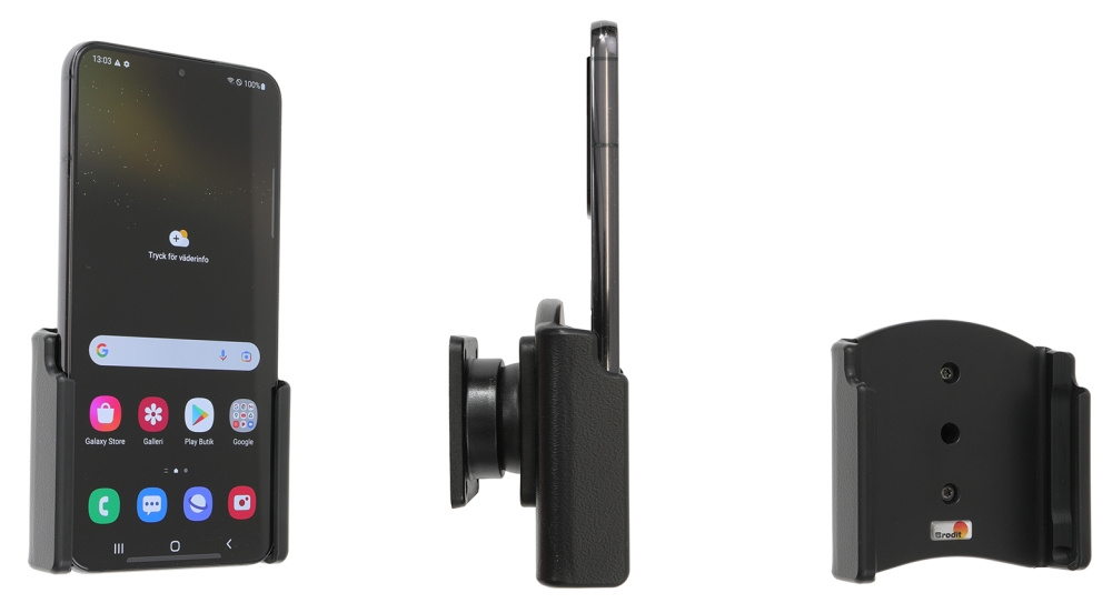 Brodit Passivhalterung mit Kugelgelenk, Samsung Galaxy S22+ 5G (SM-S906B/SM-S906B/DS)