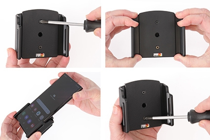 Brodit Passivhalterung mit Kugelgelenk, Samsung Galaxy S22 Ultra 5G (SM-S908B/SM-S908B/DS)