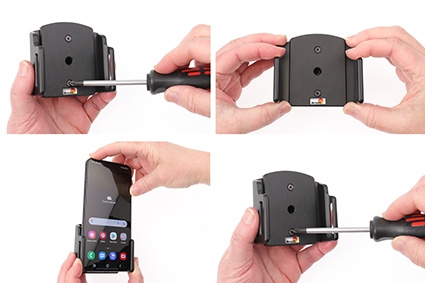 Brodit Passivhalterung mit Kugelgelenk, Samsung Galaxy S22 5G SM-S901B/SM-S901B/DS
