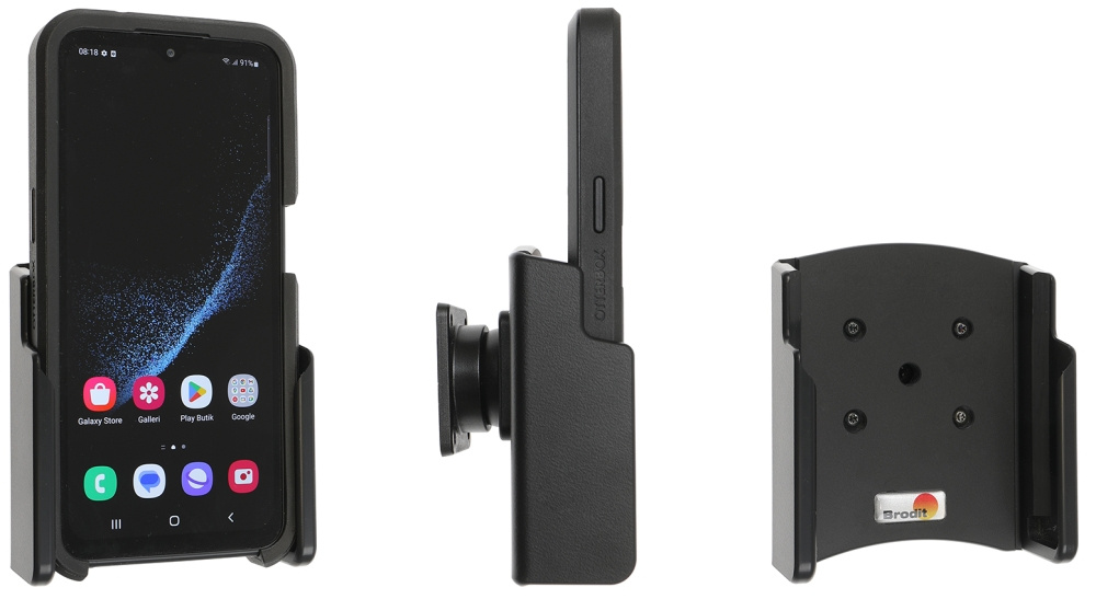 Brodit Passivhalterung mit Kugelgelenk, Samsung Galaxy Xcover 6 Pro