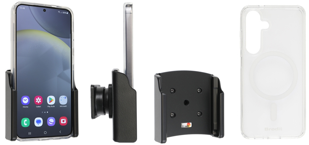 Brodit Handyhülle mit Passivhalterung, Samsung Galaxy S24+ SM-S926B/DS