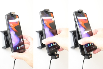 Brodit Aktivhalterung mit Zigarettenanzünderstecker, OnePlus 6/6T/7