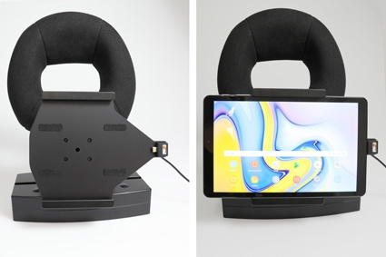 Brodit Aktivhalterung mit Zigarettenanzünderstecker, Samsung Galaxy Tab A 10.5 SM-T590/SM-T595
