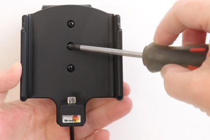 Brodit Aktivhalterung mit Zigarettenanzünderstecker, Samsung Galaxy J4+ (SM-J415)