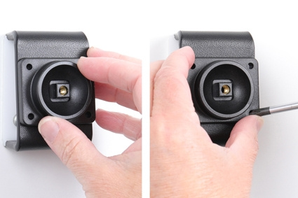 Brodit Aktivhalterung mit Zigarettenanzünderstecker, Samsung Galaxy A10 (SM-A105)