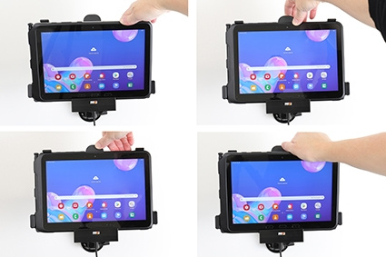 Brodit Aktivhalterung mit Zigarettenanzünderstecker, Samsung Galaxy Tab Active Pro T540/T545/T547/T547U