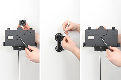 Brodit Aktivhalterung mit Zigarettenanzünderstecker, Samsung Galaxy Tab Active 3 SM-T570/SM-T575/5 SM-X300/SM-X306B