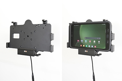 Brodit Aktivhalterung mit Zigarettenanzünderstecker, Samsung Galaxy Tab Active 3 SM-T570/SM-T575/5 SM-X300/SM-X306B