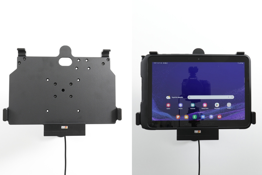 Brodit Aktivhalterung mit Zigarettenanzünderstecker, Samsung Galaxy Tab Active 5 Pro SM-X356B