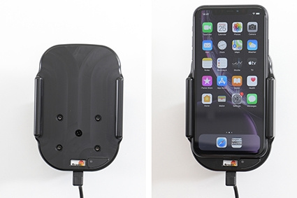 Qi kabelloser aktiver Handyhalter mit Autoladegerät, Apple iPhone 11