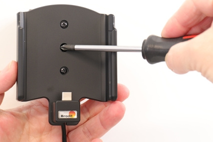Brodit Aktivhalter mit USB-Kabel und Zigarettenanzünder-Adapter, Samsung Galaxy S10+