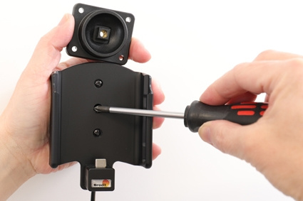 Brodit Aktivhalter mit USB-Kabel und Zigarettenanzünder-Adapter, Samsung Galaxy S10e
