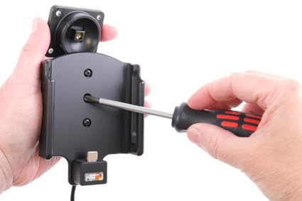 Brodit Aktivhalter mit USB-Kabel und Zigarettenanzünder-Adapter, Samsung Galaxy XCover 4s