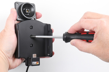 Brodit Aktivhalter mit USB-Kabel und Zigarettenanzünder-Adapter, Samsung Galaxy Note 10 SM-N970