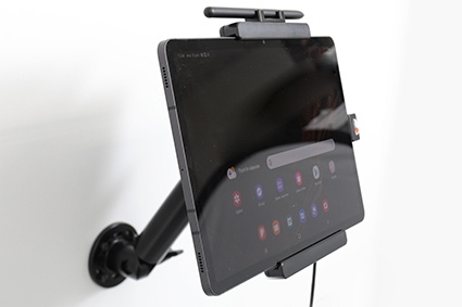 Brodit Aktivhalterung mit USB-Kabel und Zigarettenanzünder-Adapter, Samsung Galaxy Tab S8 SM-X700