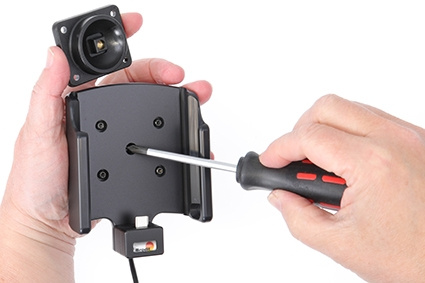 Brodit Aktivhalterung mit USB-Kabel und Zigarettenanzünder-Adapter, Samsung Galaxy Xcover 6 Pro