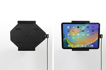Brodit Aktivhalterung mit USB-Kabel und Zigarettenanzünder-Adapter, Apple iPad 10th Gen (A2696, A2757, A2777)/2025 A16 (A3354, A3355, A3356)
