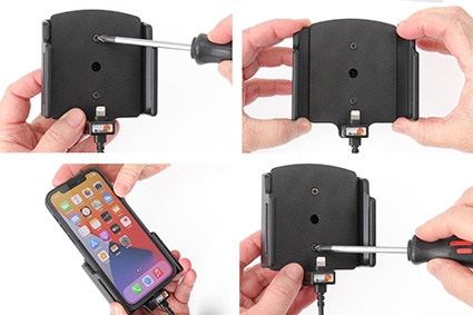 Brodit Aktivhalterung, Apple iPhone 12/12 Pro/12 Pro Max/13/13 Pro/13 Pro Max/14/14 Pro/14 Pro Max