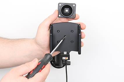 Brodit Aktivhalterung mit USB-Kabel und Zigarettenanzünder-Adapter, Samsung Galaxy Xcover 7