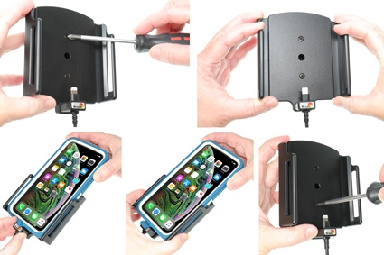 Brodit Aktivhalterung für feste Installation, Apple iPhone 11/11 Pro/11 Pro Max/Xs Max