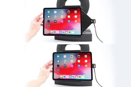 Brodit Aktivhalterung für feste Installation, Apple iPad Air 11 (A2902, A2903, A2904)/Air 11 2025 M3 (A3266, A3267, A2370)/Air 4th Gen (A2072, A2316, A2324, A2325)/Air 5th Gen (A2588, A2589, A2591)/Pro 11 2018 (A1980, A2013, A1934, A1979)/Pro 11 2020 2nd 