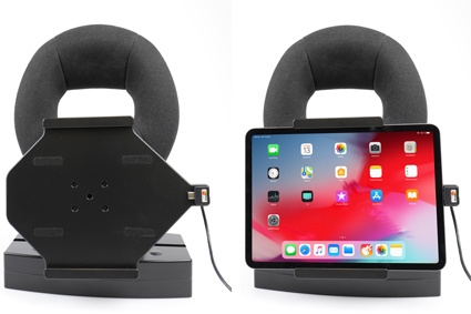 Brodit Aktivhalterung für feste Installation, Apple iPad Air 11 (A2902, A2903, A2904)/Air 11 2025 M3 (A3266, A3267, A2370)/Air 4th Gen (A2072, A2316, A2324, A2325)/Air 5th Gen (A2588, A2589, A2591)/Pro 11 2018 (A1980, A2013, A1934, A1979)/Pro 11 2020 2nd 
